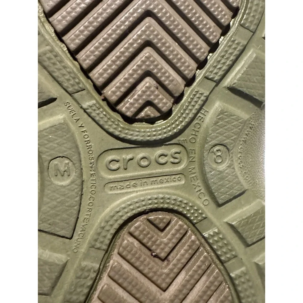 Crocs Men's Yukon Vista II LiteRide Clog Sandal 8 Green Camo